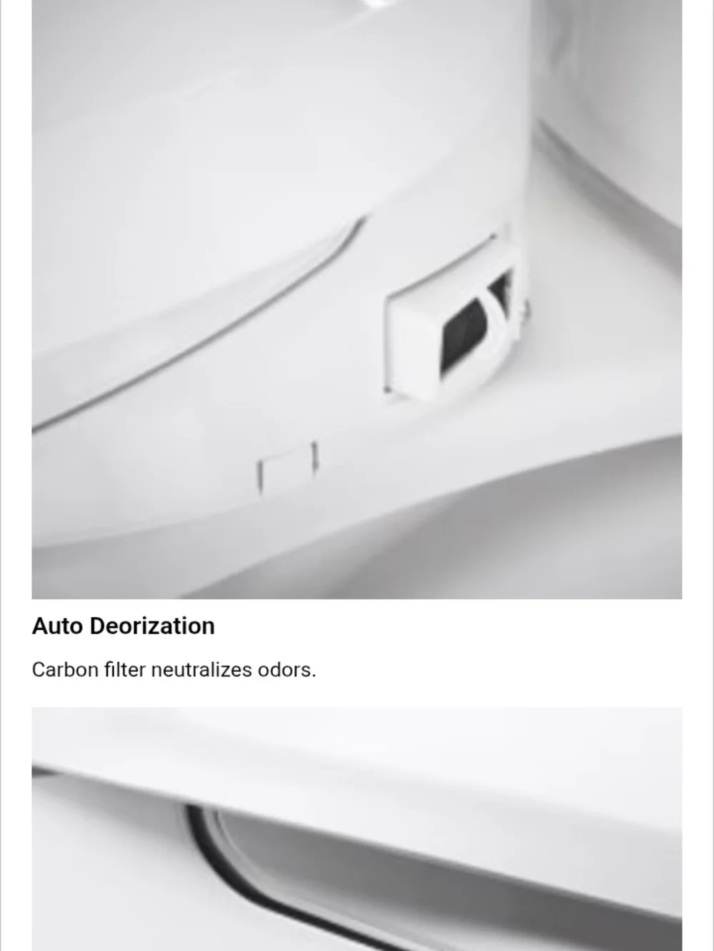 White Heated Toilet Seat with Adjustable Temperature Control